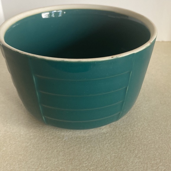 Vintage Hall China Co. for Hotpoint Refrigerators hunter green serving dish - Picture 2 of 7